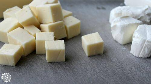 White Cheese Dip Cubes