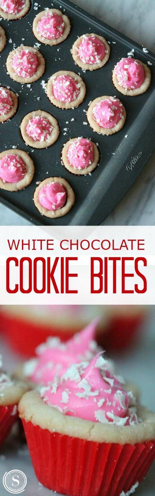 White Chocolate Cheesecake Bites
