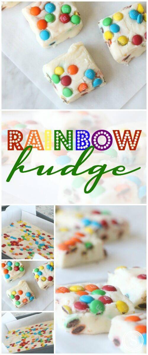 Rainbow Fudge Recipe for Birthday Parties or St. Patrick's Day! Homemade Simple Dessert Party Recipe!