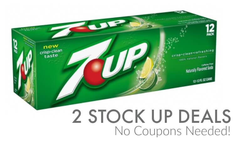 Stock Up Prices on 7Up 12 Packs- No Coupons Needed!