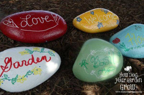 Painted-Garden-Stones