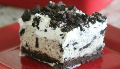 Oreo Ice Cream Brownies Featured