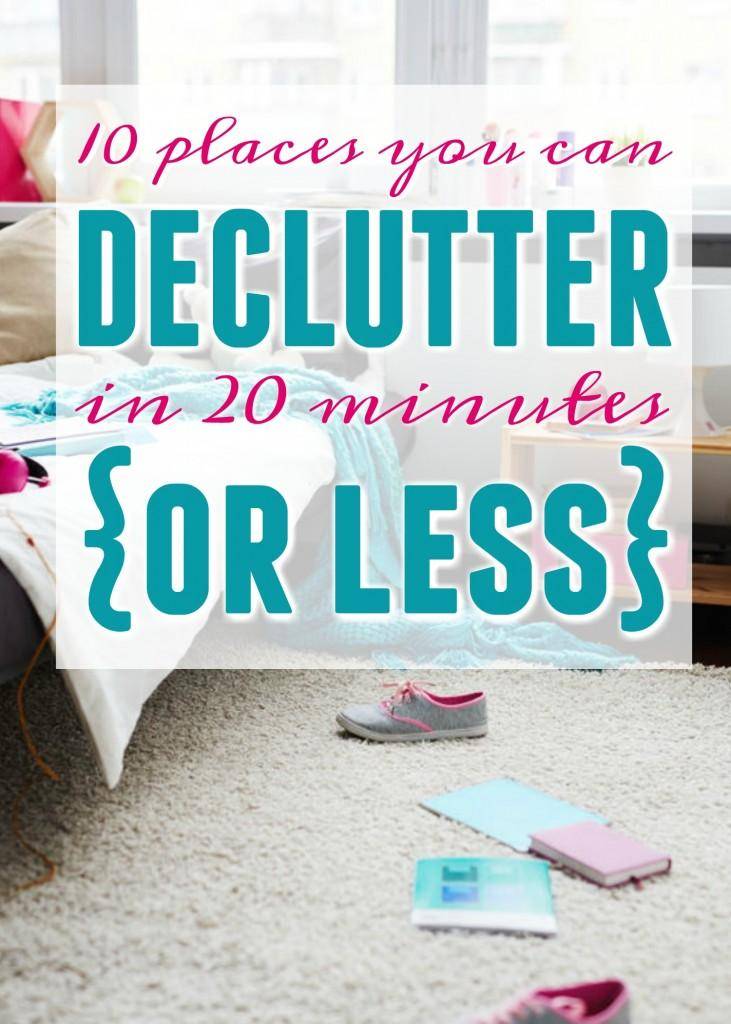declutter 20 minutes