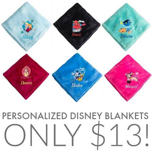 Personalized Disney Fleece Blankets only 13!