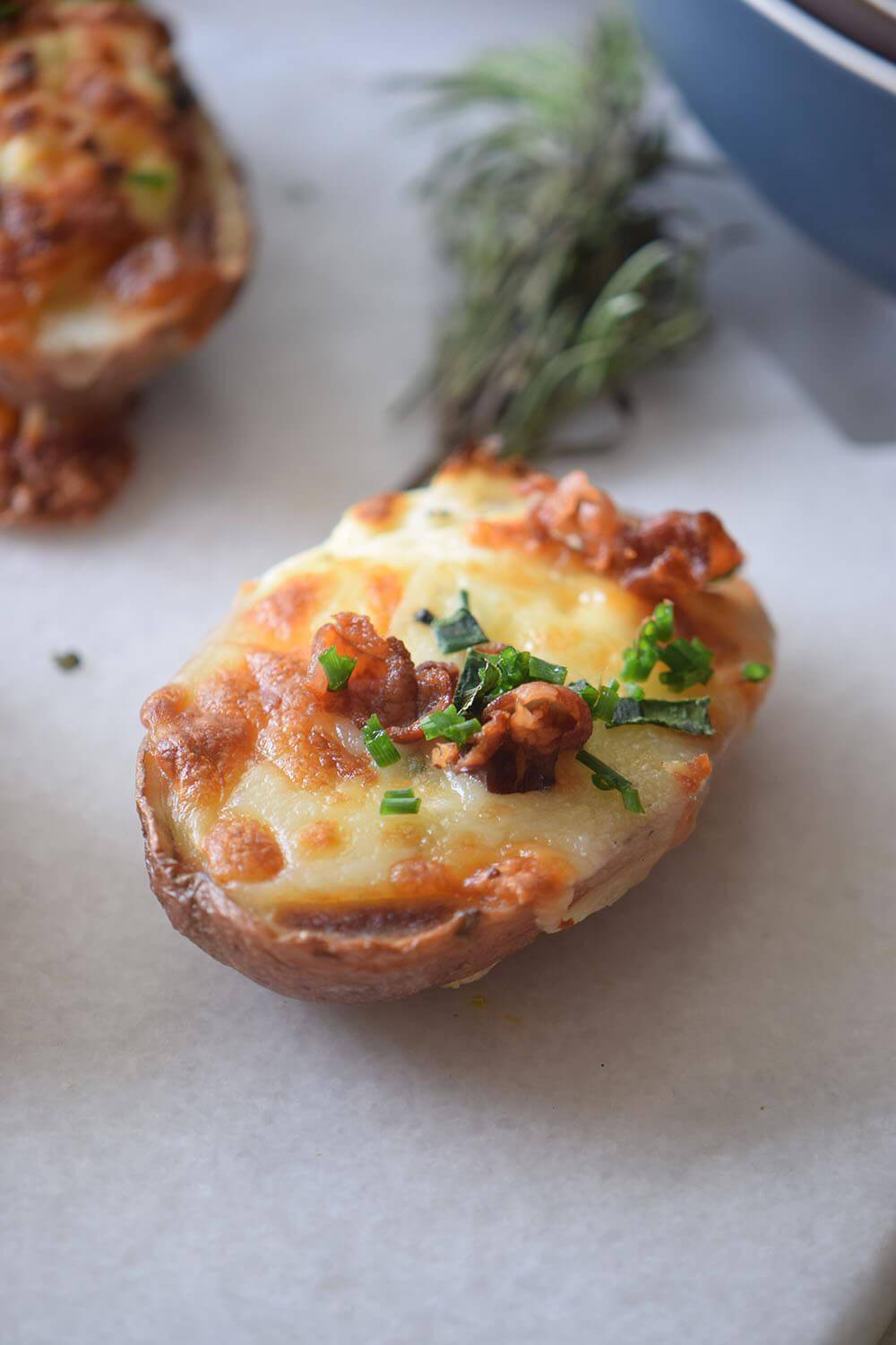 Freezer Friendly Potato Skins