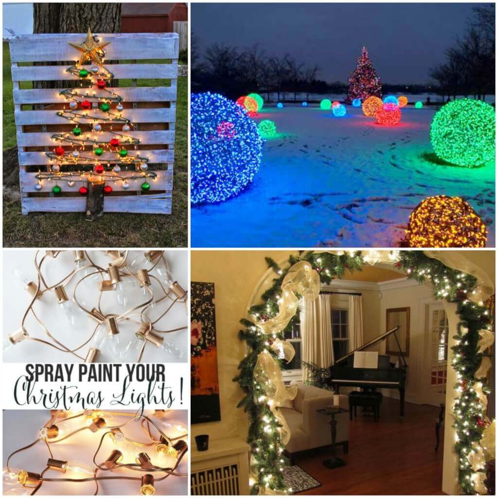 15 Ways to Use Christmas Lights to Decorate