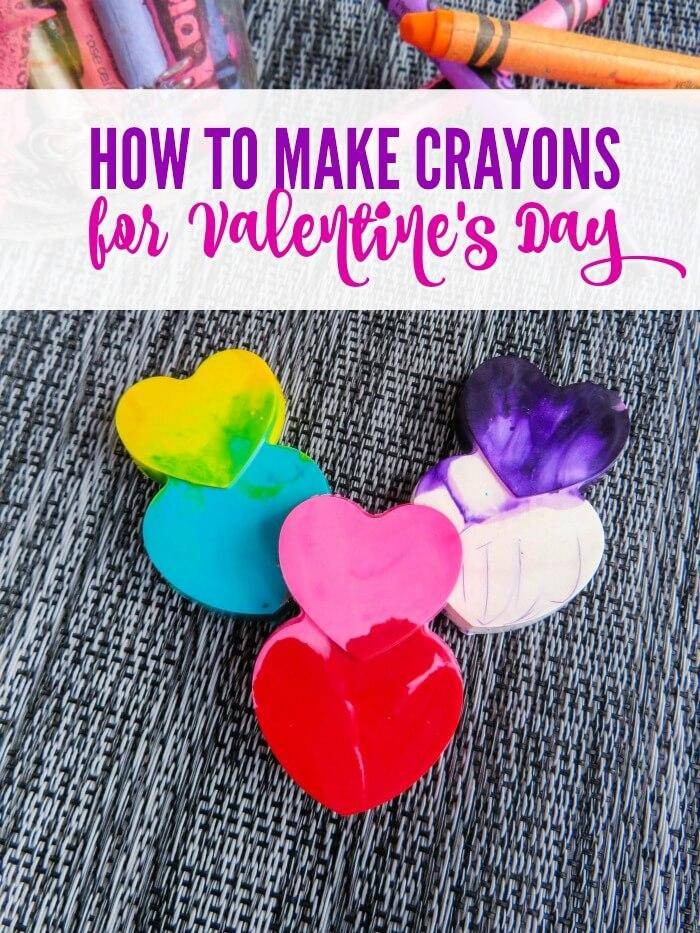How to make Crayons for Valentine's Day Easy Tutorial
