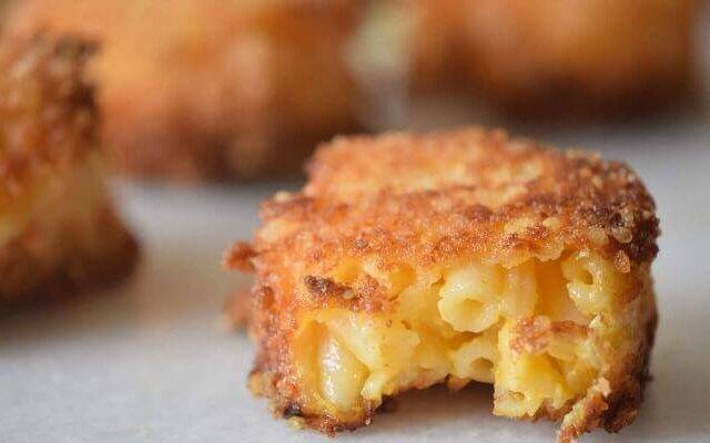 Fried Mac and Cheese Bites Recipe Featured