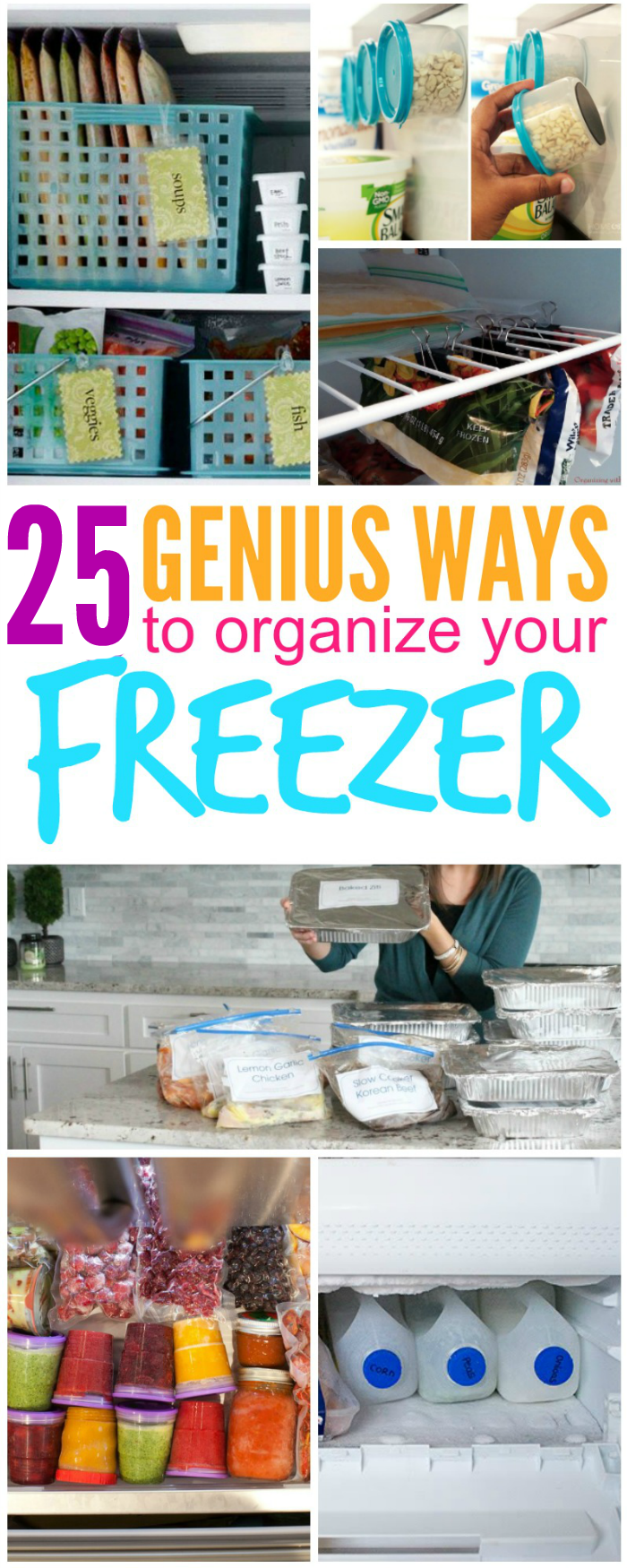25 Ways to Organize Your Freezer That Will Save Your Sanity