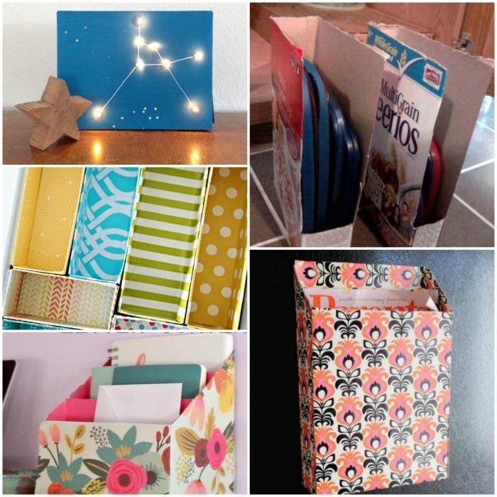 20 Clever Ways to ReUse Cereal Boxes