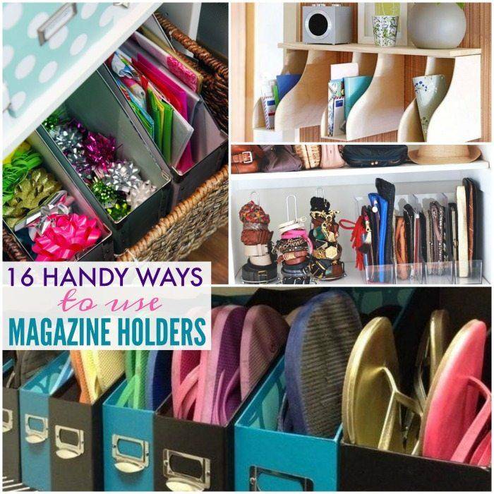 31 Genius Ways To Organize With Magazine Holders
