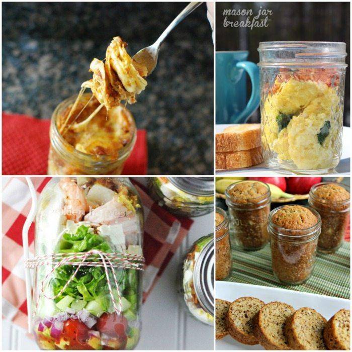 Give these 17 Clever Mason Jar Recipes for People on the Go a try today!