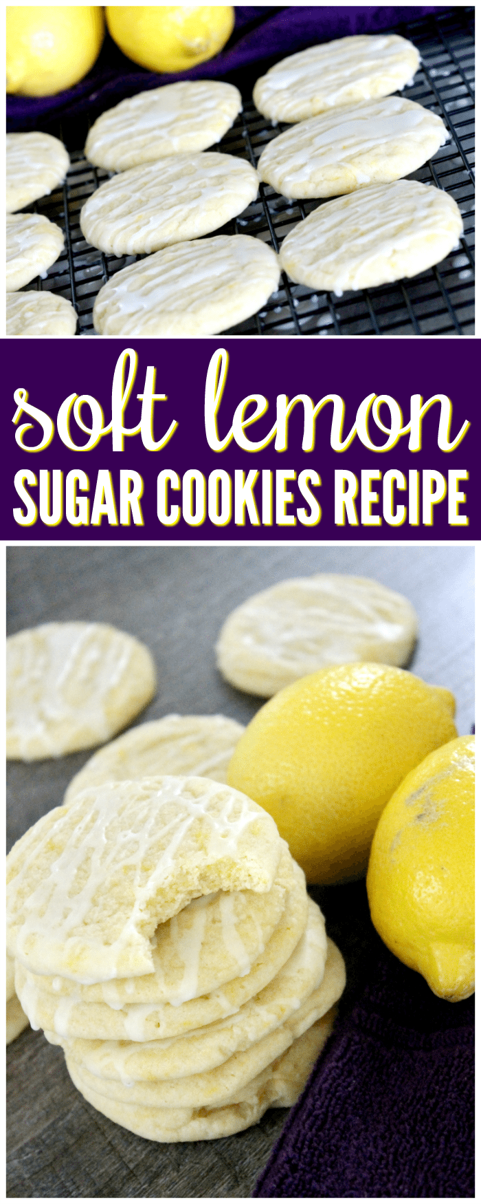 Give this Soft Lemon Sugar Cookies Recipe Made from Scratch a try for your friends and family today!