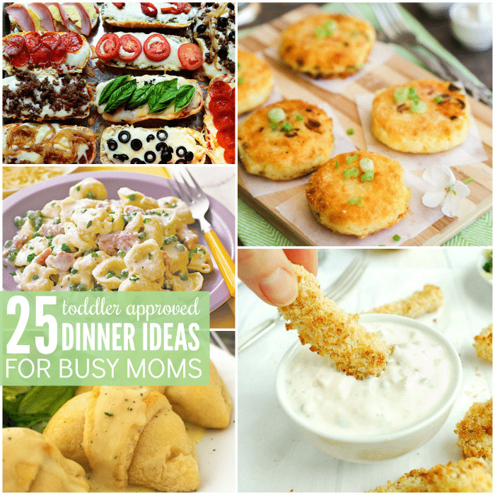 25 Toddler Approved Dinner Ideas for Busy Moms!