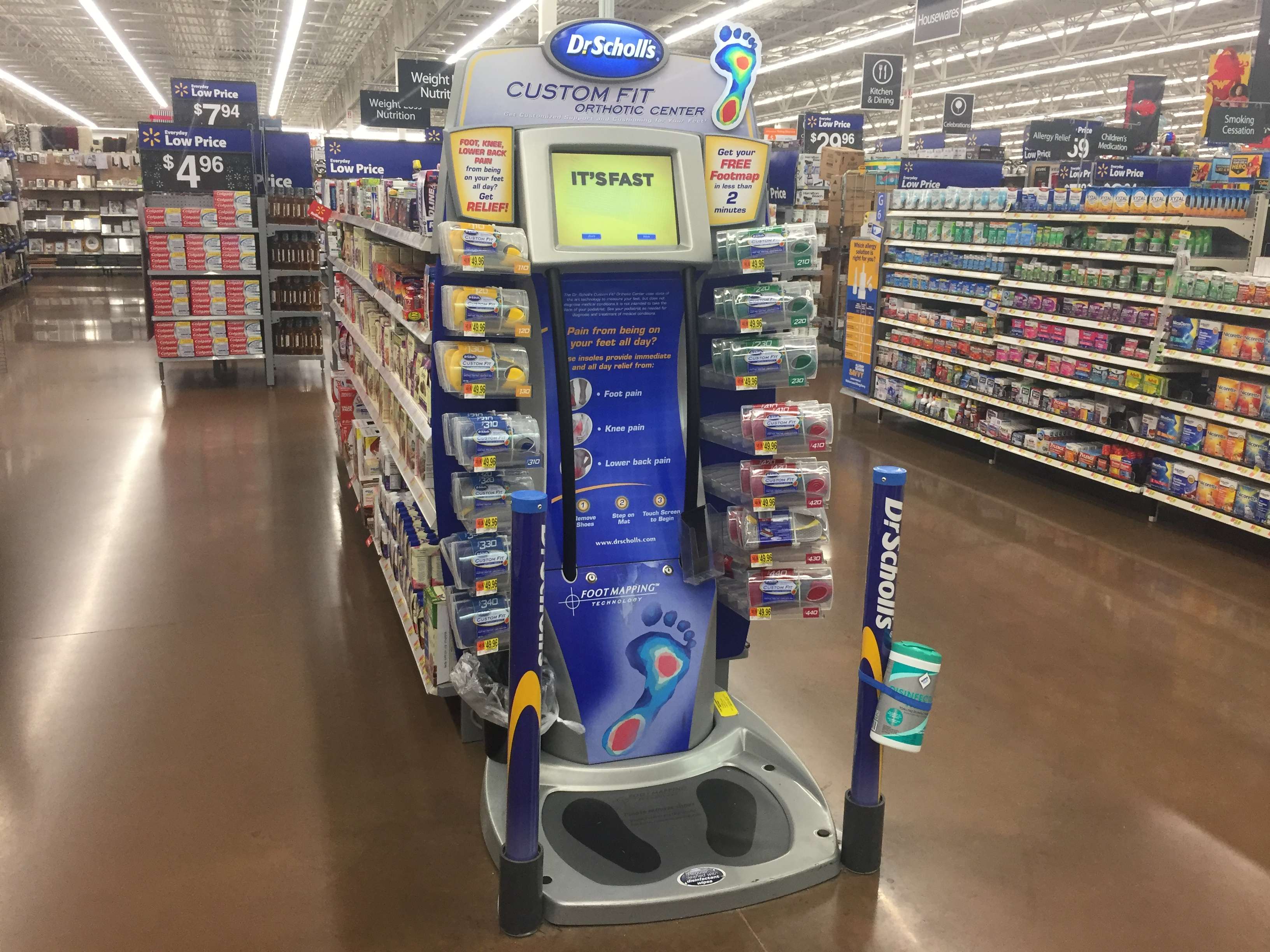 Dr. Scholl’s Custom Fit Kiosk