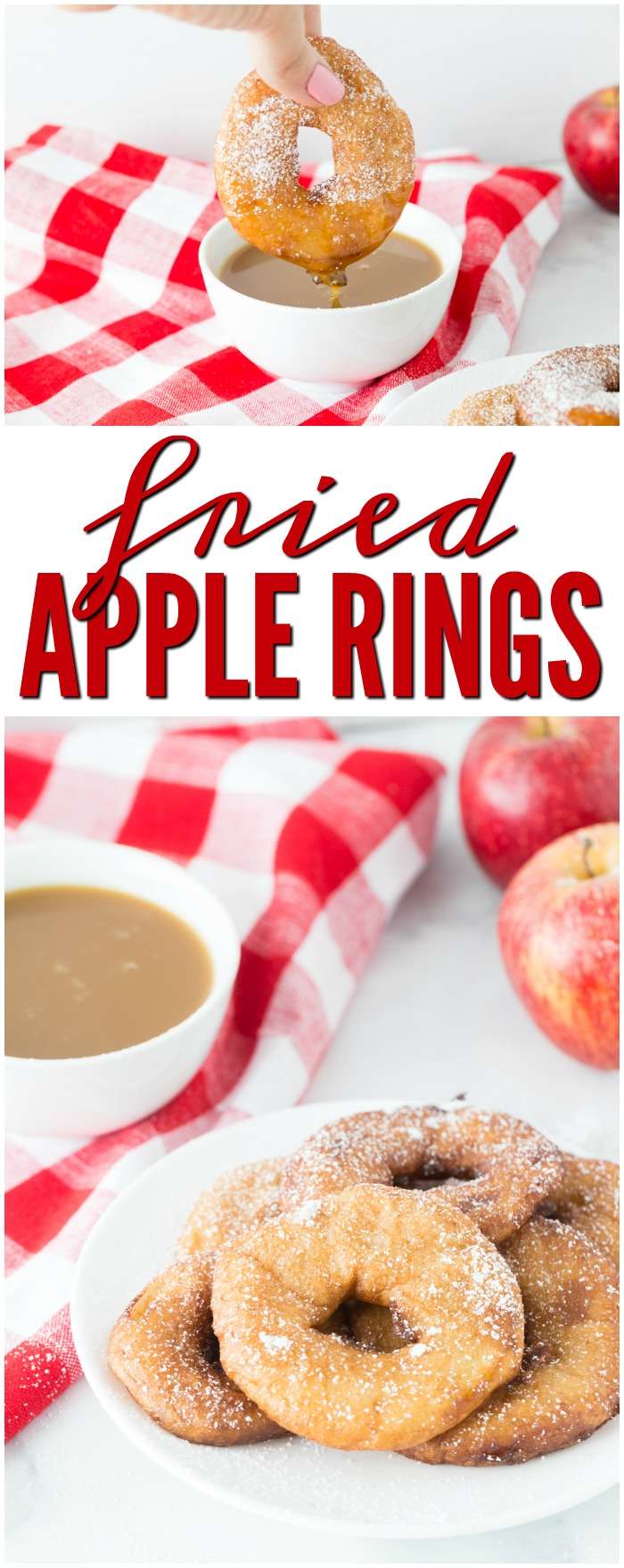 Fried Apple Rings! Easy Snack Recipe for Fall and Winter! Apple Treats Your Kids Will Love!
