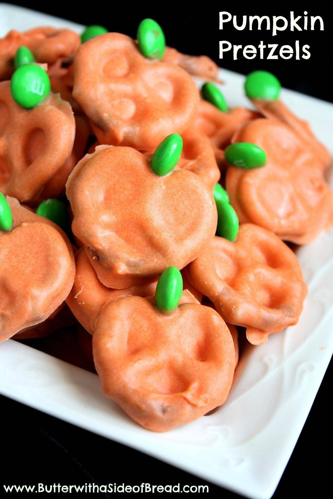 Pumpkin Pretzels Halloween Recipe
