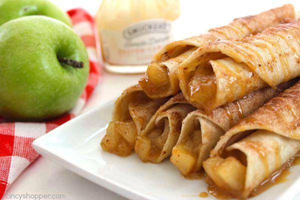 Caramel Apple Taquitos Fall Dessert Recipes Without Pumpkin