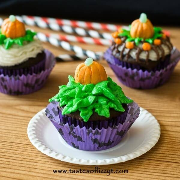 Circus Peanut Pumpkins Halloween Cupcake Recipes