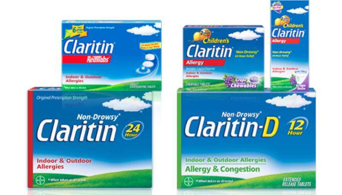 Printable Claritin Coupons for Claritin-D, Claritin 24 Hour, Children's Claritin and More