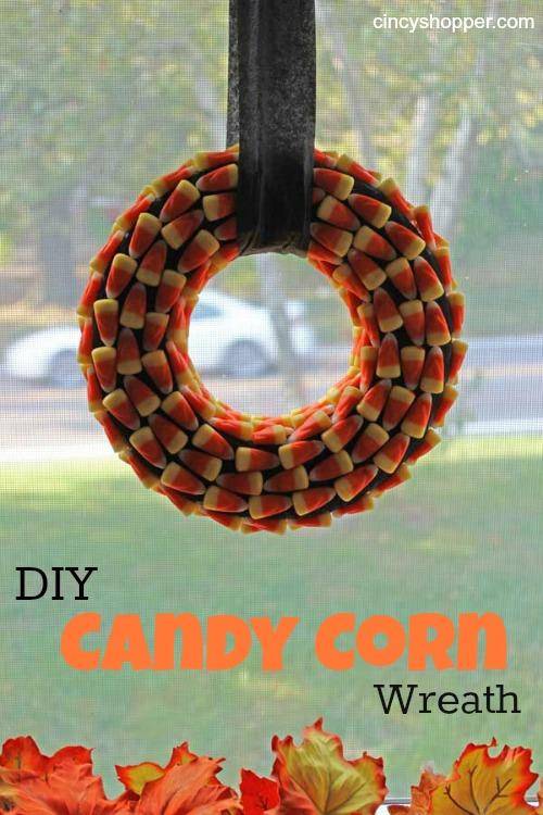 Candy Corn Wreath