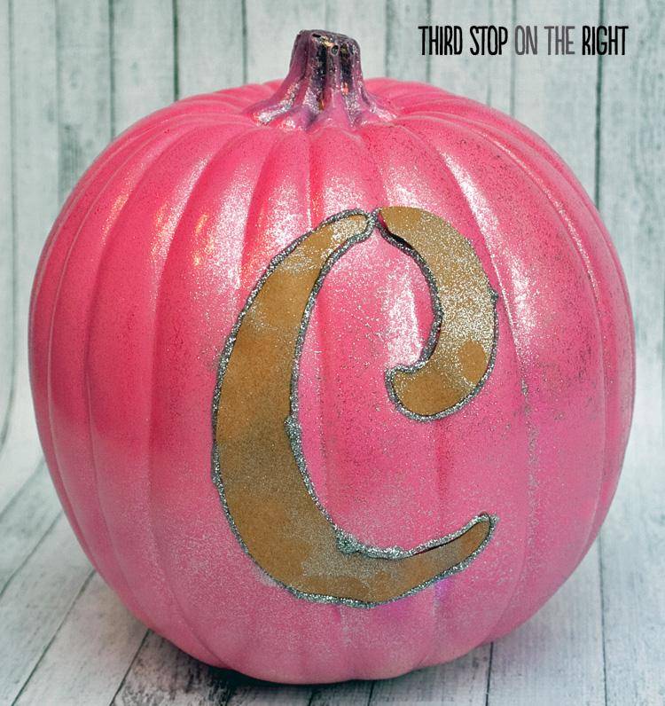 Monogram Halloween Pumpkin Ideas for Kids