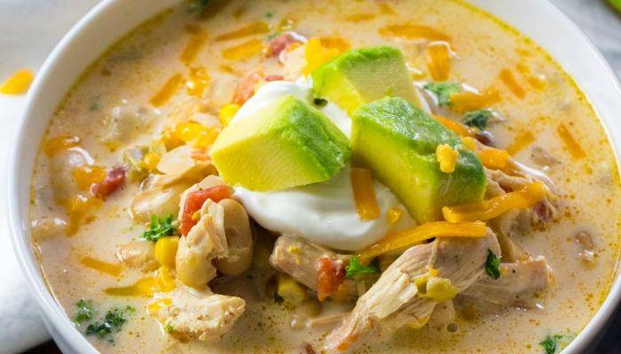 White Chicken Chili Crock Pot Recipe Featured