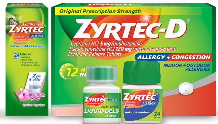 Printable Zyrtec Coupons for Adult and Children's Allergy Medicine