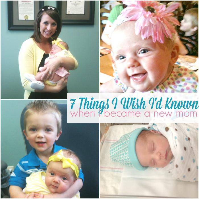 Things I Wish I Knew as a New Mom