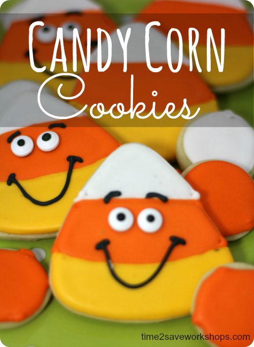 Candy Corn Sugar Cookies