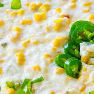 Creamy Jalapeno Corn Dip Appetizer