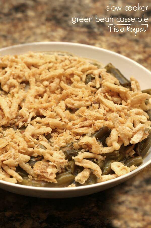 Green Bean Casserole Thanksgiving Crockpot Recipes