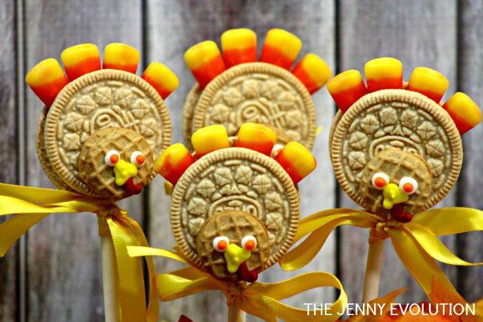 Oreo Cookie Turkey Pops