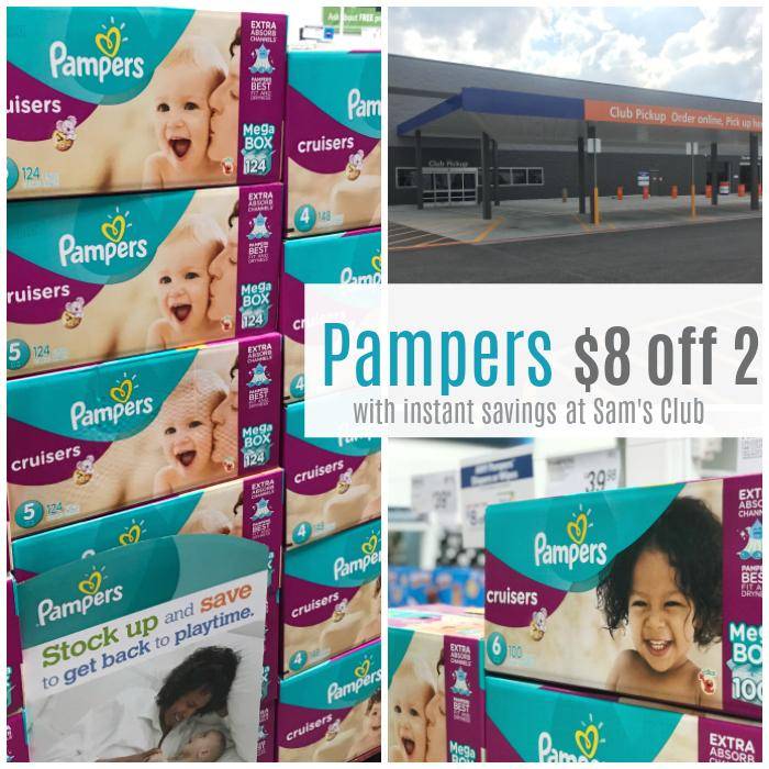Sam's Club Pampers Cruisers Diaper Instant Savings