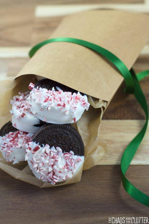 Peppermint Bark Oreos Easy Christmas Dessert Recipes