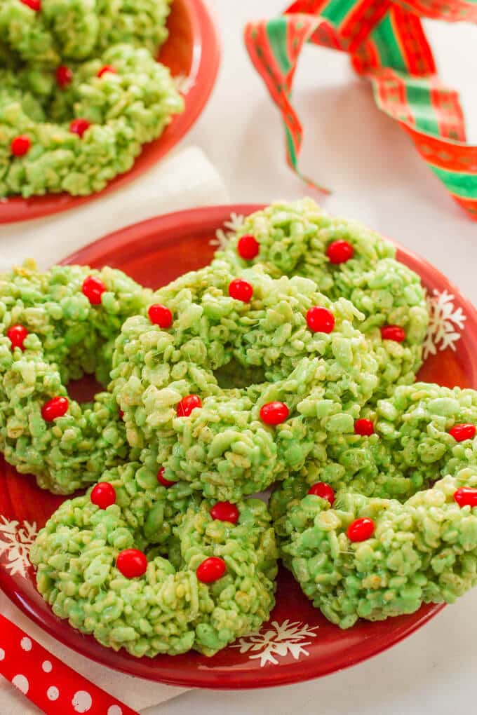 Rice Krispies Christmas Wreaths