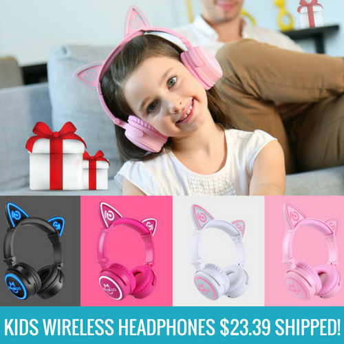 Cute Kids Wireless Headphones
