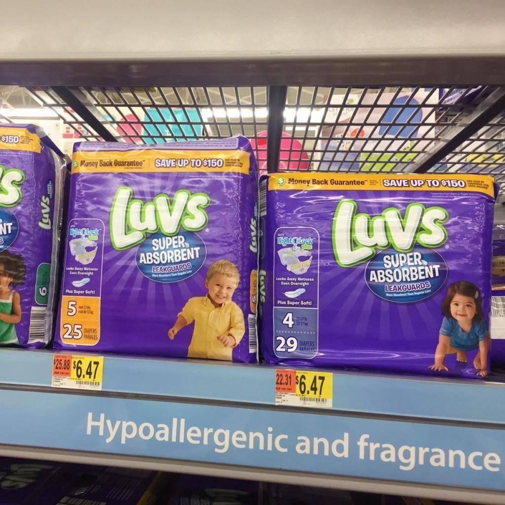 Lower Prices On Luvs at Walmart!