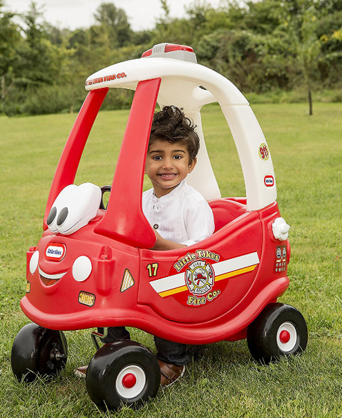 little tikes cozy fire truck costco