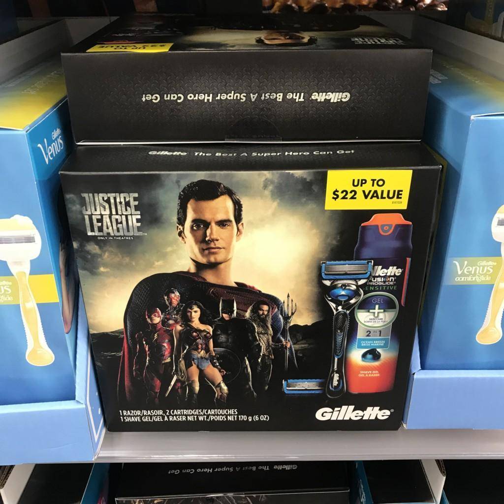 Gillette Justice League Gift Set at Walmart