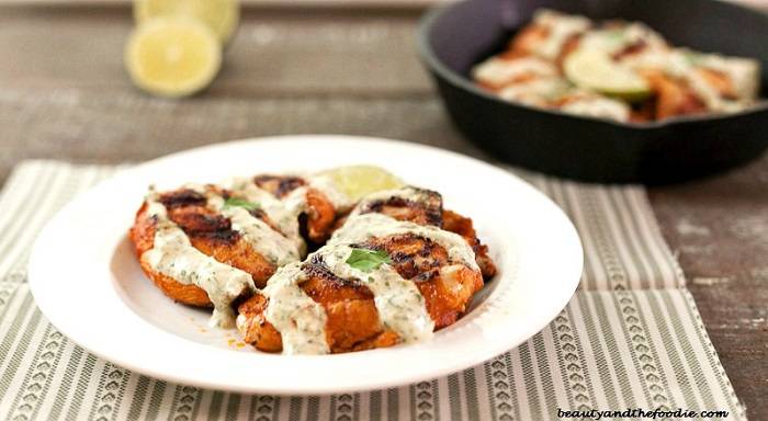 Chili Lime Cream Grilled Chicken Recipe
