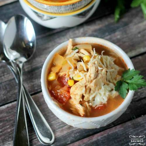 Chicken Tortilla Soup Crock Pot Meal