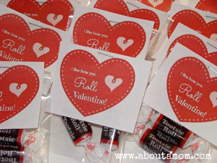 Tootsie Roll Valentine Idea
