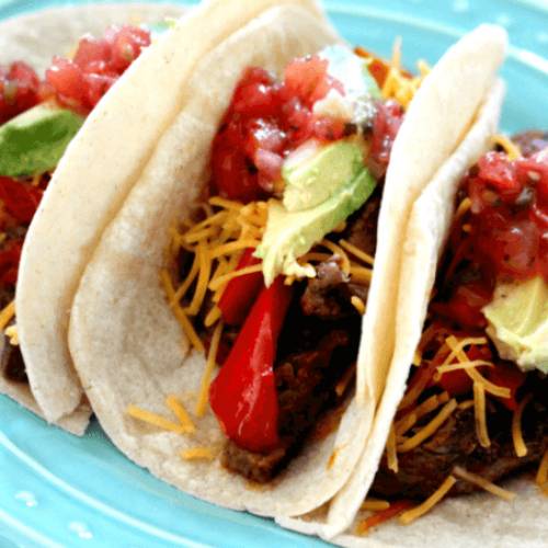 Slow Cooker Steak Fajitas