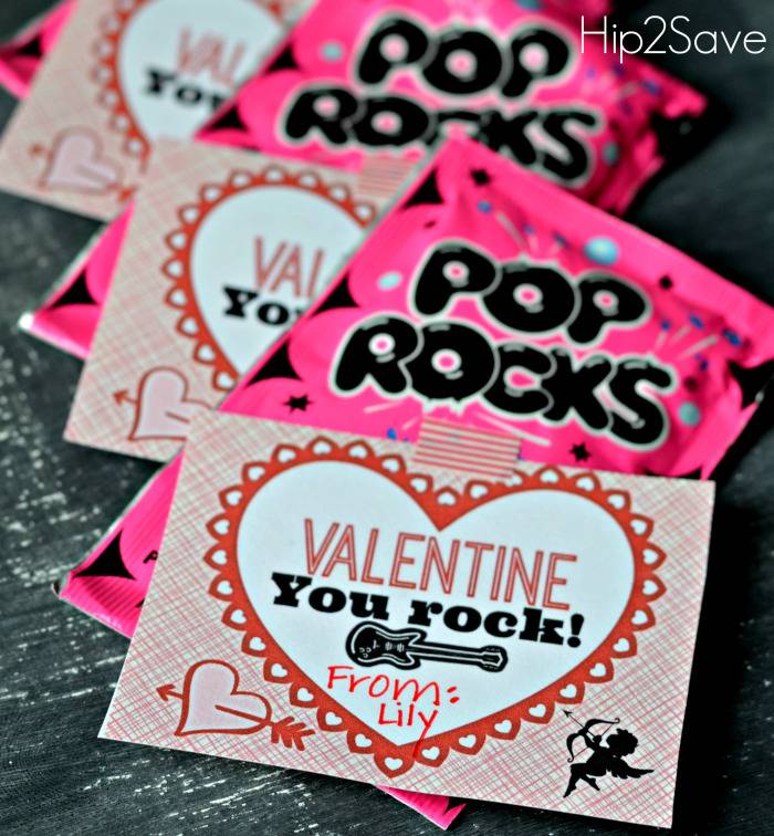Pop Rocks Dollar Store Valentines with Free Printable