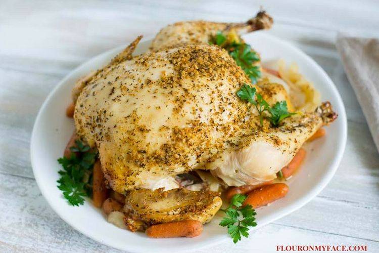 Crock Pot Rotisserie Chicken