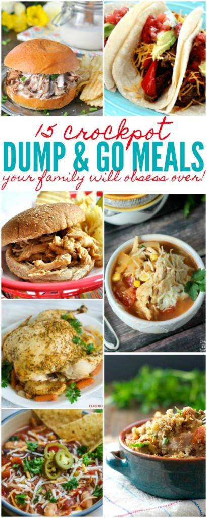 Crock Pot Dump Meals, Easy Slow Cooker Meals, Crock Pot Soup Meals and More! Use your Crock Pot to simplify your cooking routine!