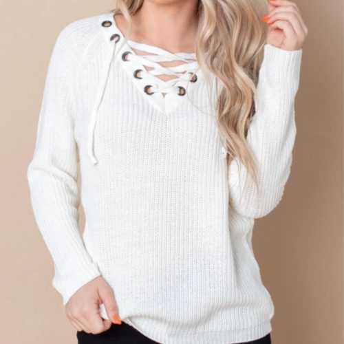 kohls womens white sweaters