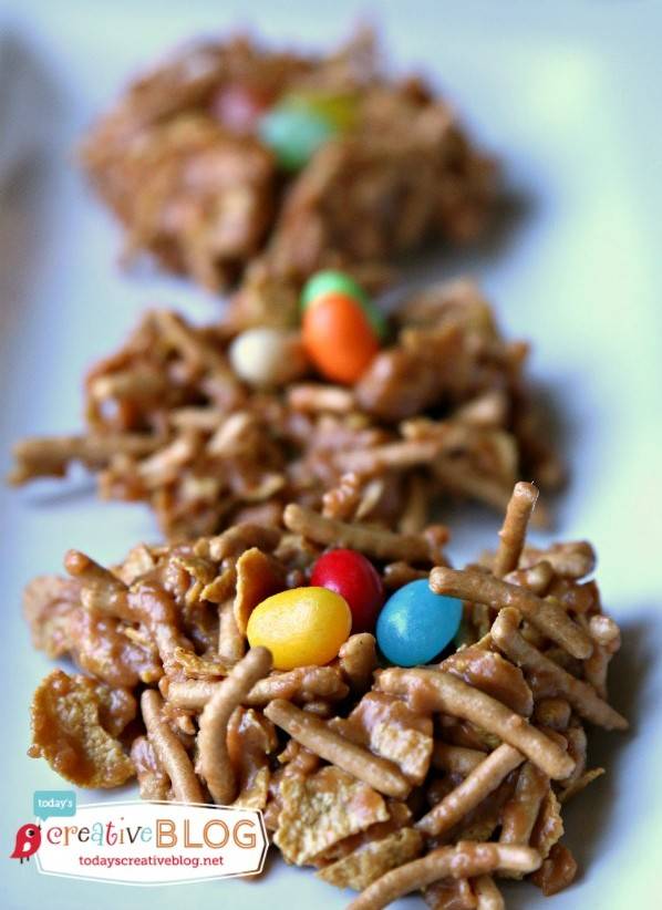 Birds Nest No Bake Delicious Easter Cookies