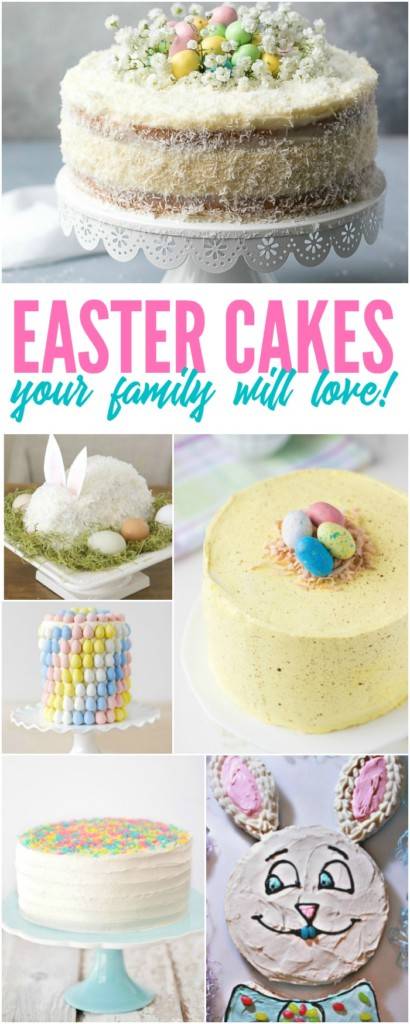 Easter Cakes, Easter Bunny Cakes, Cute Easter Cakes, Easter Coconut Cake and Easter Egg Cakes! Check out these beautiful and cute Easter Cakes!